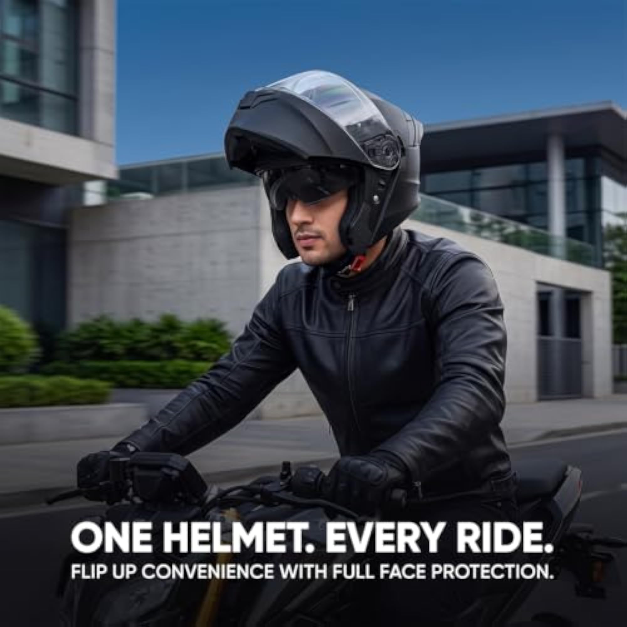 Racing Modular Helmet with Dual Visor