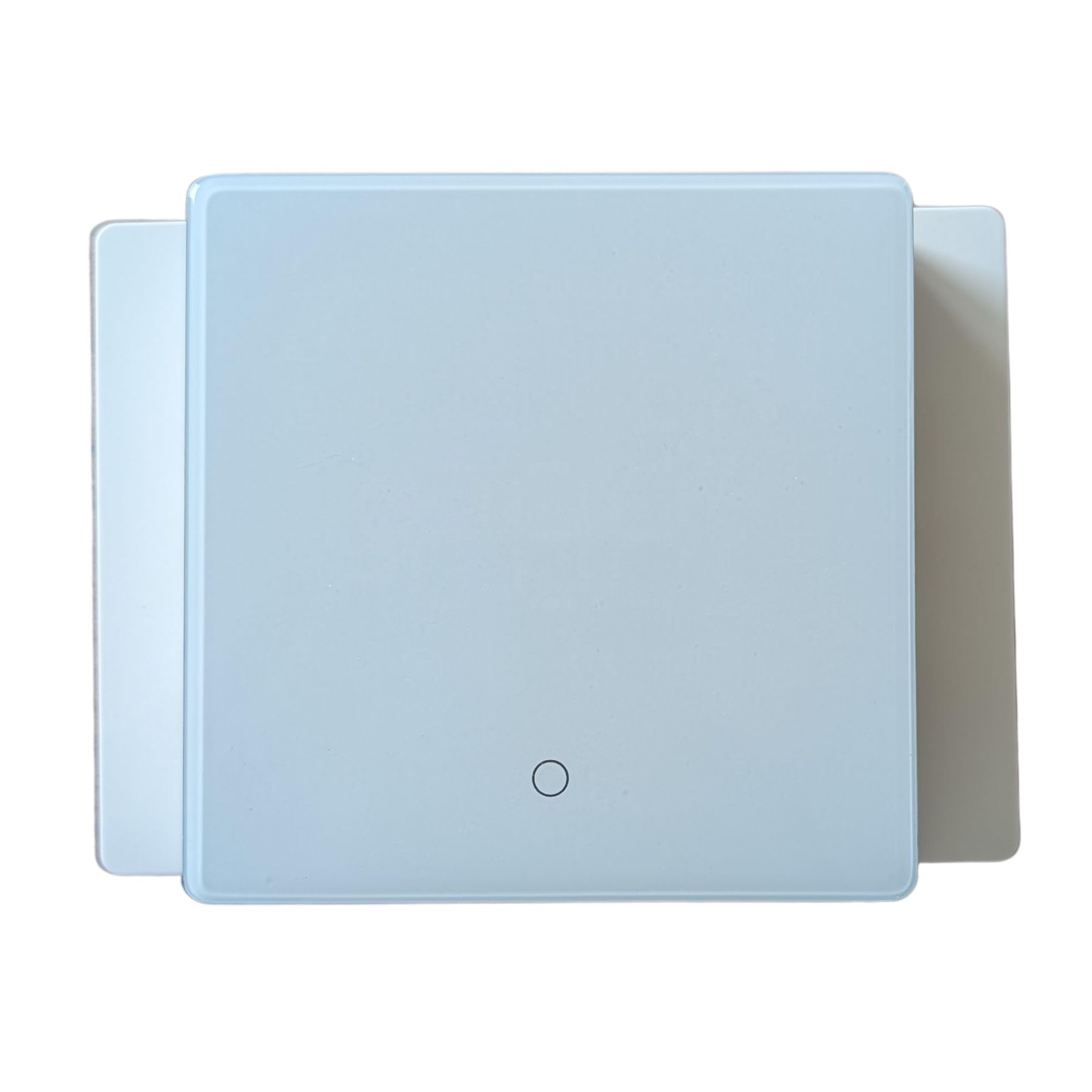 10 Kit Placca Adattatore 503 a 502 Bianco, Convertitore 503 a 502, Supporto Riduttore Slim 3.5mm, Per Installazione Termostati Smart o Moduli Quadrati 86x86, Vite Incluso