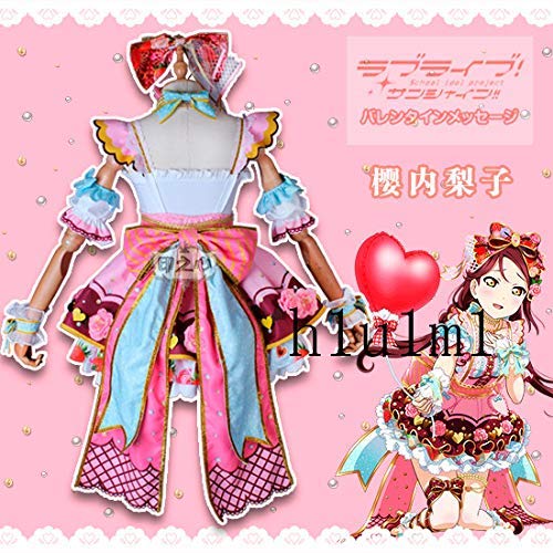 コスプレ衣装 ラブライブ サンシャイン 桜内梨子 バレンタイン編 覚醒後風 女性Mサイズ ウィッグ付き コスプレ衣装 ラブライブ サンシャイン 桜内梨子 バレンタイン編 覚醒後風 女性Mサイズ ウィッグ付き