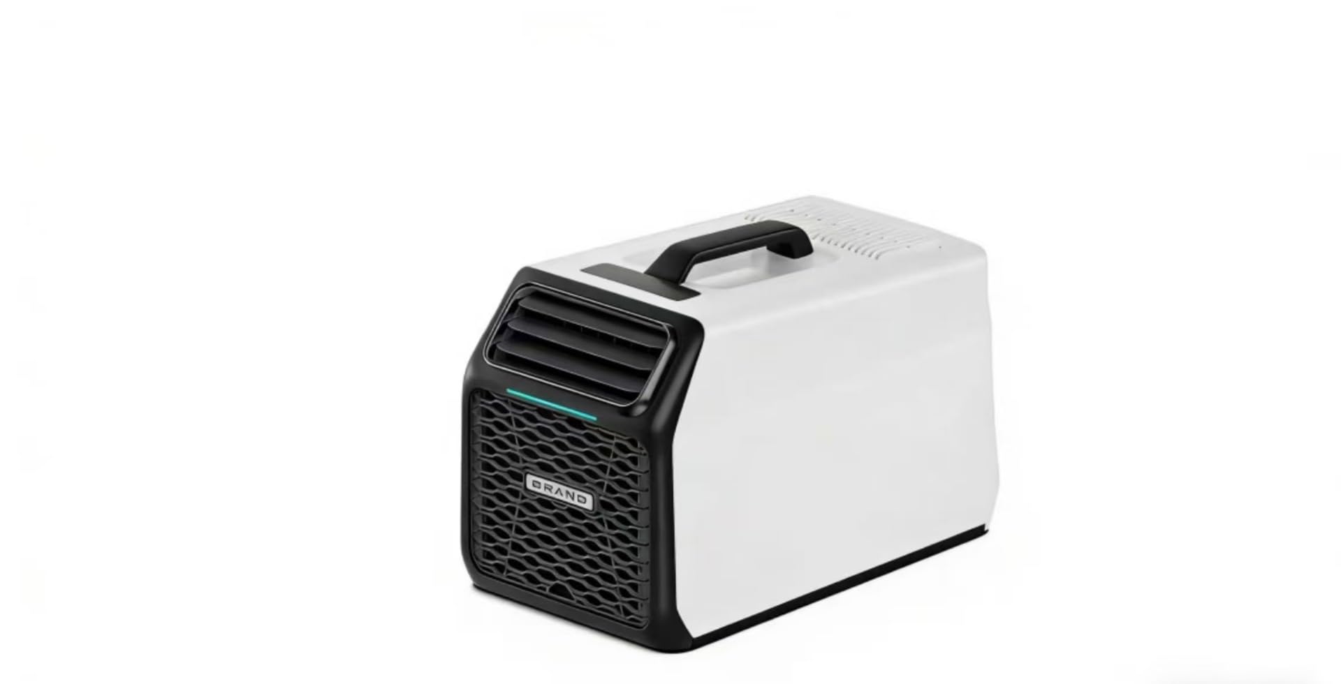 TcmPiyascere Rechargeable Portable Air Conditioner For Camping, Tent & RV - 4-in-1 Cooling, Dehumidifying, Sleep & Timer Modes For Van, Car & Off-Grid Use(White)
