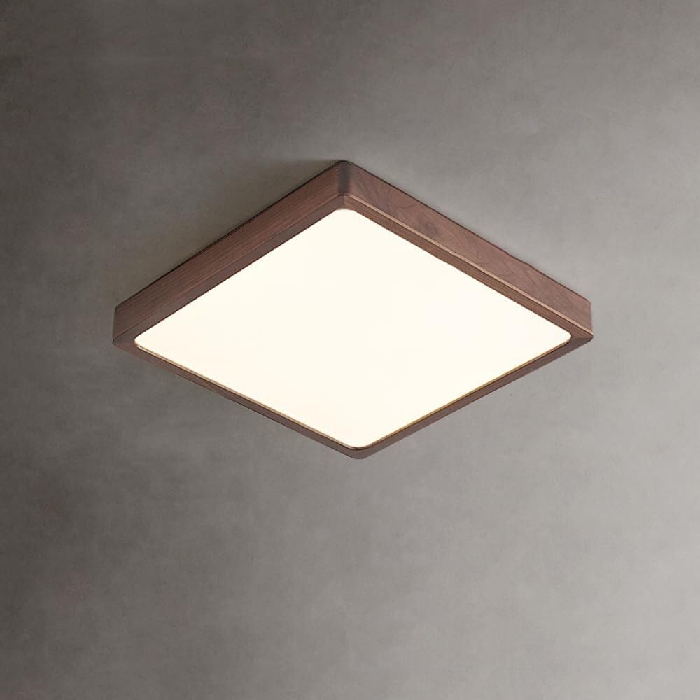 Minimalist Black Walnut Ceiling Light Mid Century Acrylic Ceiling Lamp