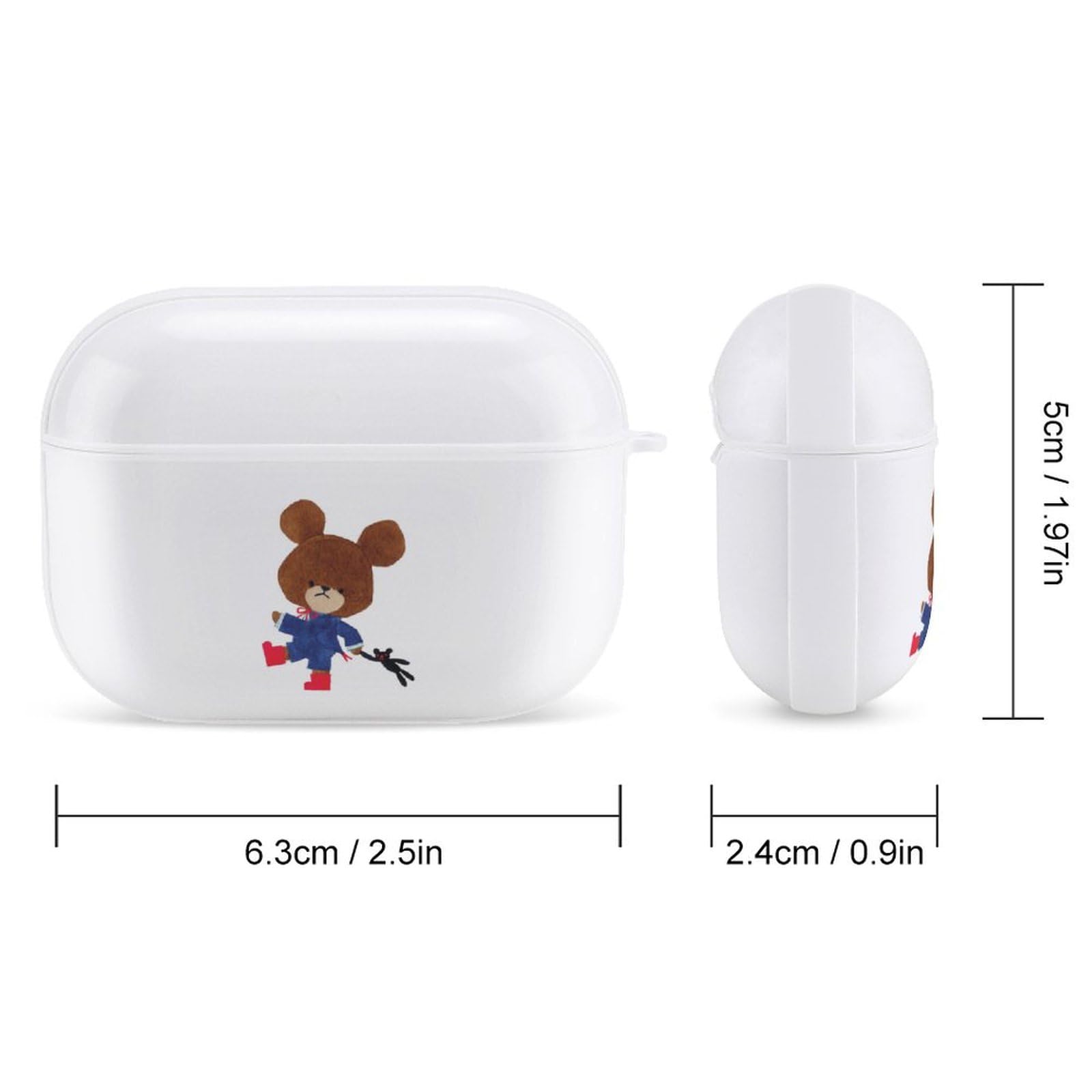 Amazon | くまのがっこう AirPods Pro用 ケース 充電ケース シリコン