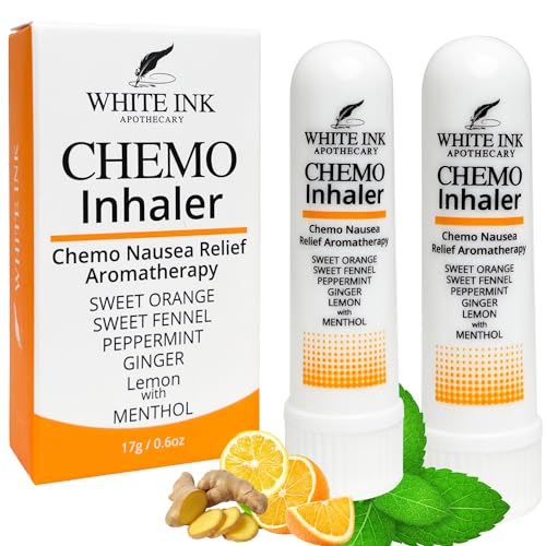 White Ink Apothecary Chemo Side Effect Relief! Aromatherapy Nausea Essential Oil Nasal Inhaler!