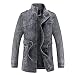 Produktbild Herren Lederjacke Leichte Basic Jacke aus weichem Schafs-Leder Super modische Lederjacke mit tollem schwarzem Vintage Look Trendmodell vom Lifestylelabel LANSKIRT