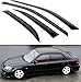 VioGi 4pcs Front Rear Smoke Sun/Rain Guard Vent Shade Window Visors for 96-00 Honda Civic 4-Door Sedan