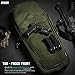 Savior Equipment The Coffin T.G.B Tactical Gun Bag Soft Case Carrier Shoulder Sling Pack Padded Bug-Out Bag, Low Profile, MOLLE Panel, Hook-N-Loop Webbing, 34 Inch Olive Drab Green
