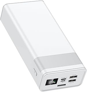 50000 mAh Power Bank ,22.5W Fast Charging Portable Charger ，USB-C Battery bank , Flashlight and LED Display，3Outputs & 2 Inputs Huge Capacity External Battery Pack for iPhone15/14/13/12, Samsung, iPad