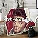 BHOMLY Coperte Da Letto Red Elvis Cantante Personaggio 150X200Cm/59X78 Inch Coperta In Microfibra Matrimoniale Di FlanellaMorbida Durevole E Caldo 3D Stampa Peluche Coperte Copriletti Per Letto Divano