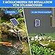 GuKKK Solar Sauerstoffpumpe, 6W Solar Teichbelüfter, Solar Luftpumpe Aquarium Oxygenator, Oxygenator Aquarium Luftpumpe Angelbelüfter mit Rohr Luftblasensteinen, für Gartenteiche (6W)