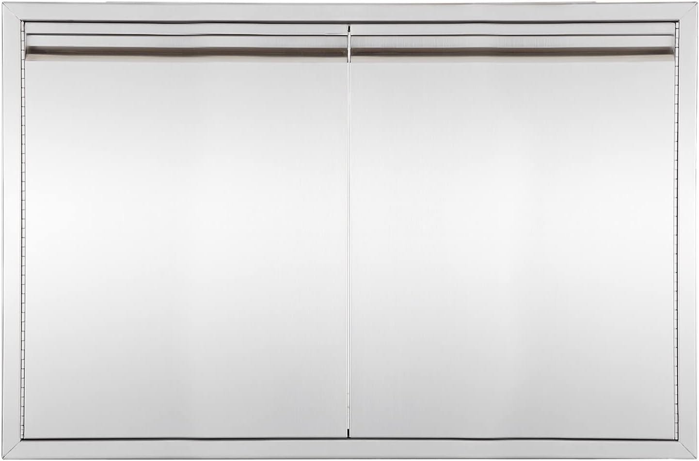 36"Double Wall Door Panel Outdoor Kitchen Doors Flush Mount for Outdoor Kitchens