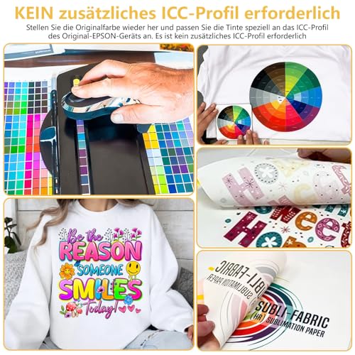 Sublimationstinte für epson et 2870 1810 2810 1800 2710 2726 2811 f100 Drucker