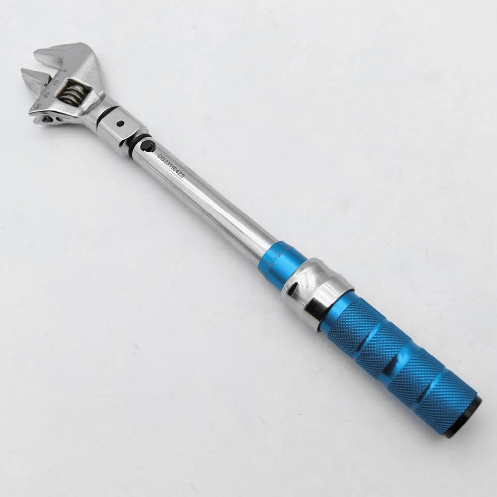 Llave Dinamométrica Digital con Bloqueo Ajustable 5-25N 0-30 mm Llave Inglesa Herramientas Manuales Profesionales para Reparación de Bicicletas y Automóviles