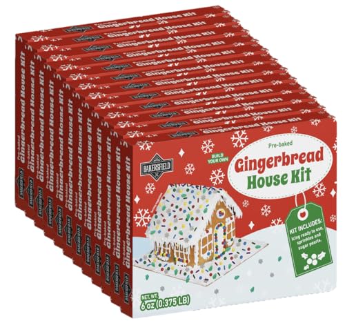 La Mejor Recopilación de Decoración de temporada para comprar online. 44 BAKERSFIELD Kits de decoración de galletas – Temporada – Construye tus propios diseños – Galletas incluyen glaseados, gránulos y más (Navidad, kit de 12 casas de 6 onzas...