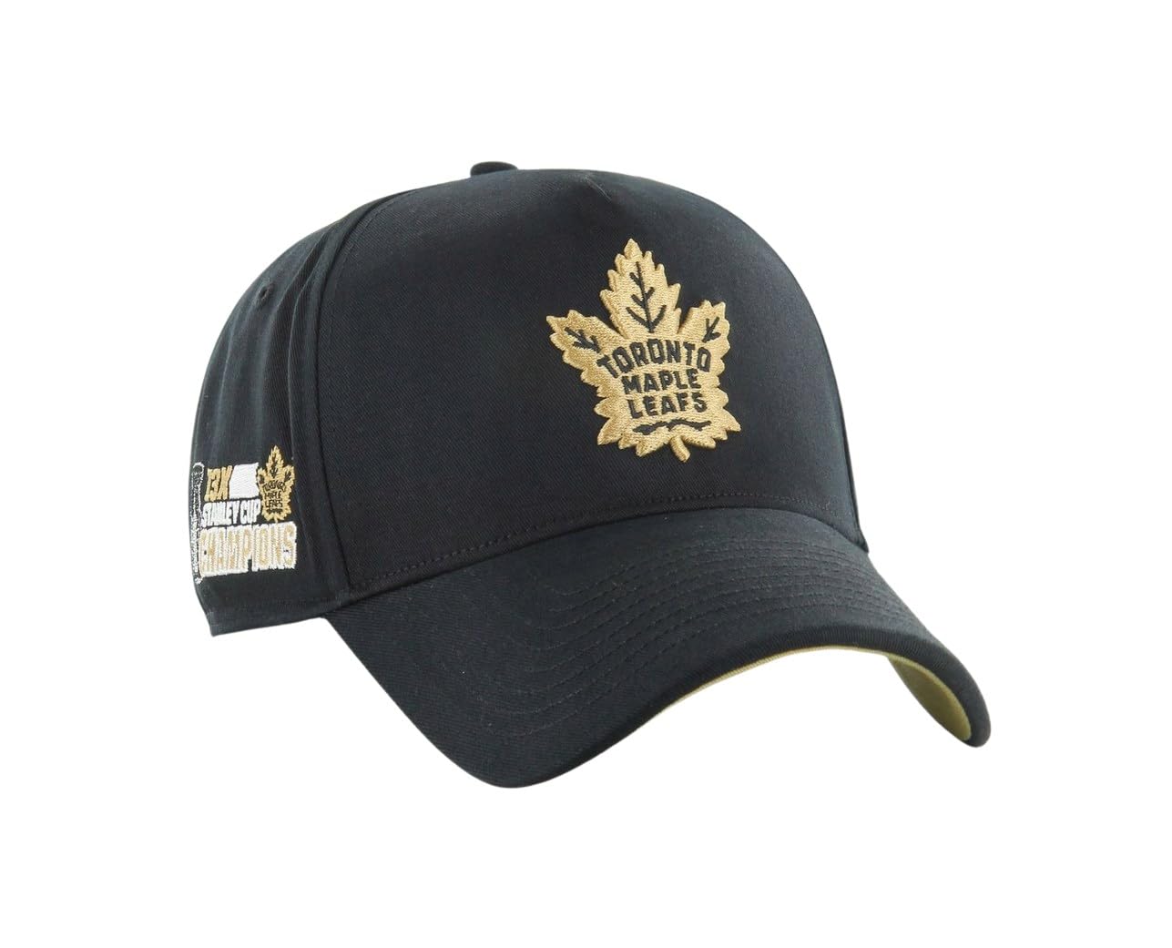 47 Brand Snapback Cap NHL Stanley Cup Toronto Maple Leafs Black