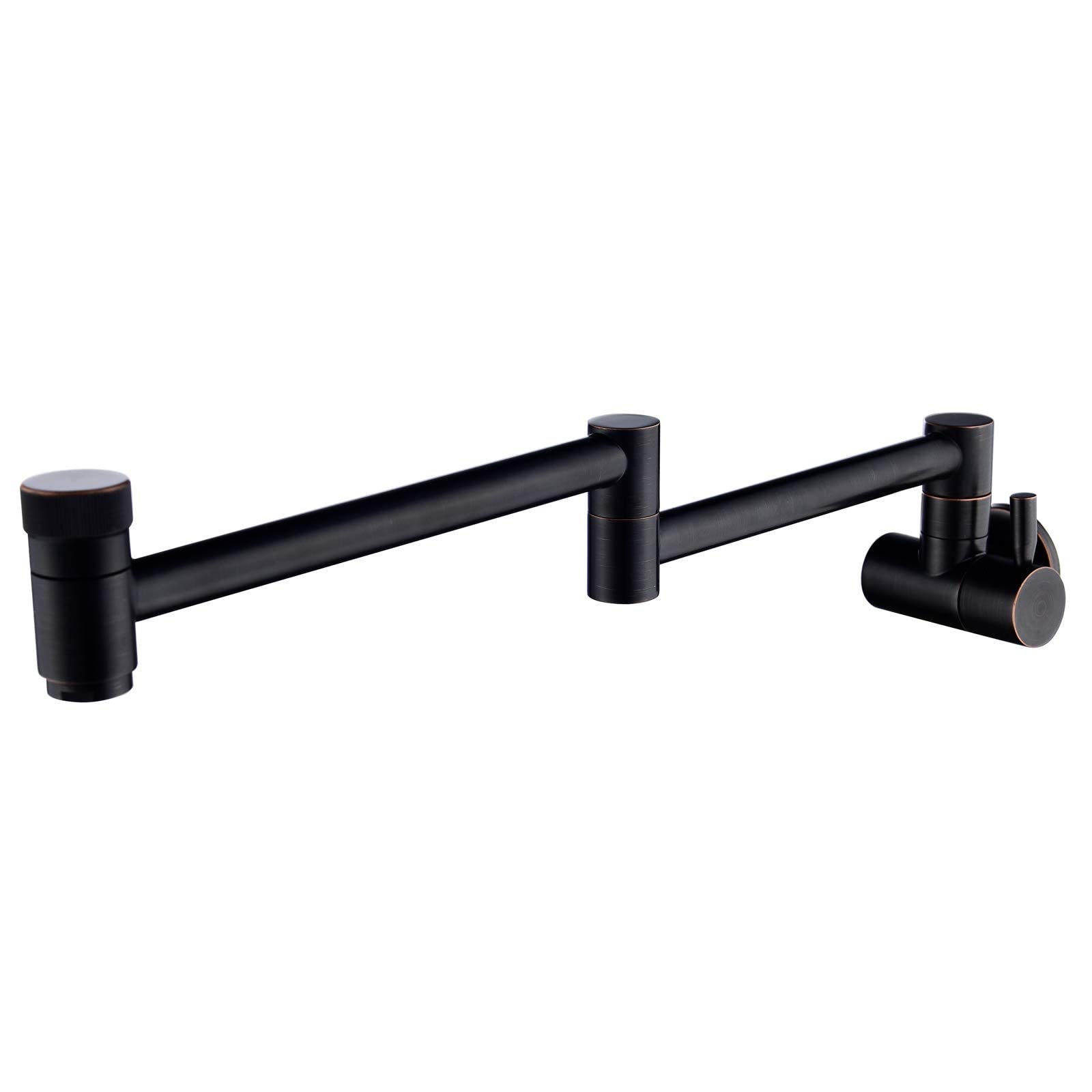 Robinet de cuisine pliable montage mural pour pot avec bras orientable double articulation