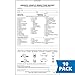 Detailed Driver's Vehicle Inspection Report with Tractor-Trailer Illustrations 10-pk. - Book Format with 31 Sets, 2-Ply Carbonless, 5.5