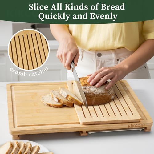 Bamboo Cutting Board Set with Thawing Tray & Organizer - $39.98 - Image 6