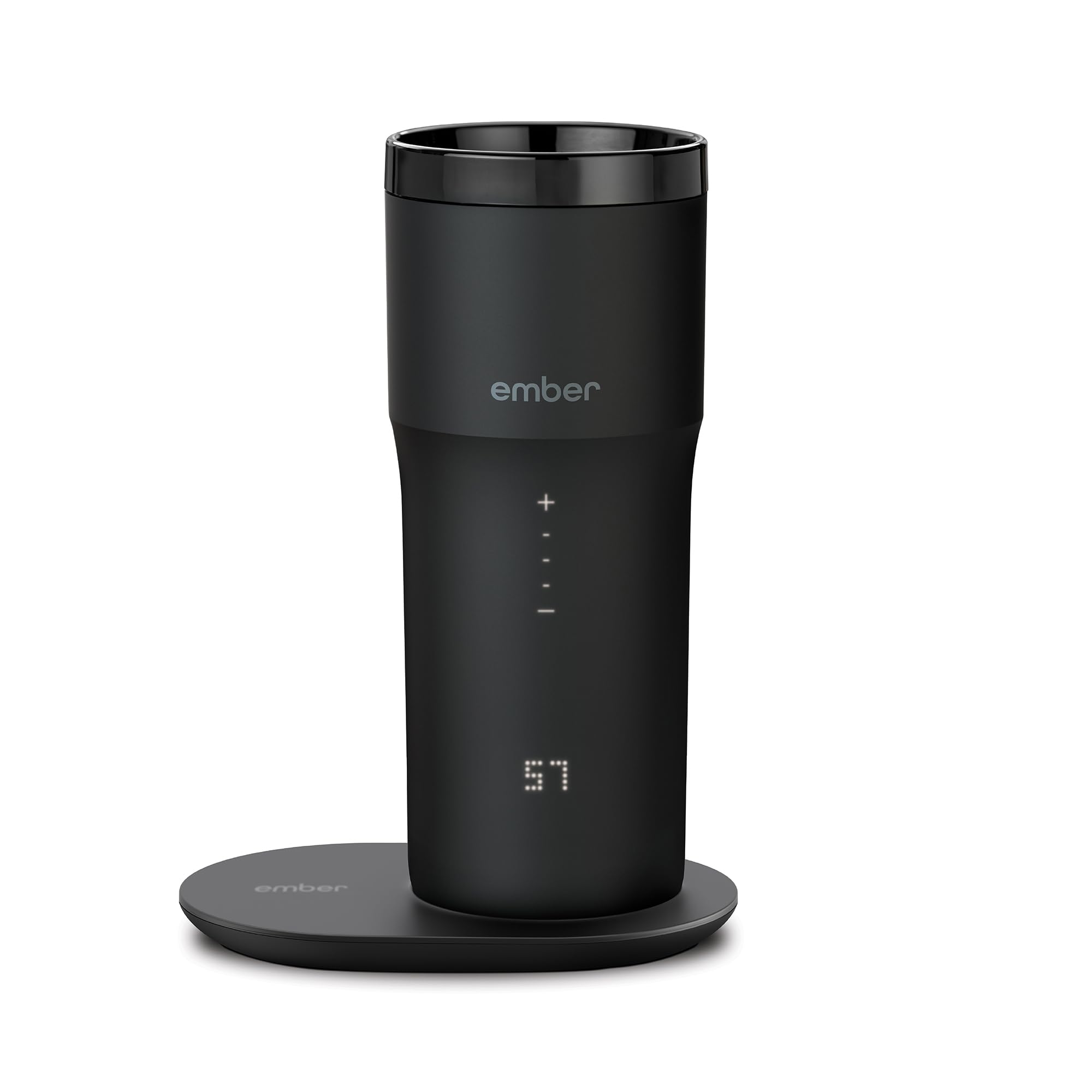 Ember Base di Ricarica 2 - Ricarica Wireless per Tazza Intelligente da Viaggio Controllo della Temperatura - Caricatore Extra per Tazze da Viaggio Gestione in App, Nero