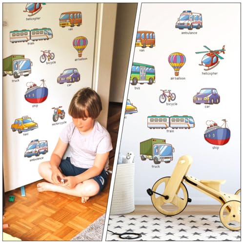 Vinilo decorativo removible para pared de vehículo 30x60 cm miniatura 3