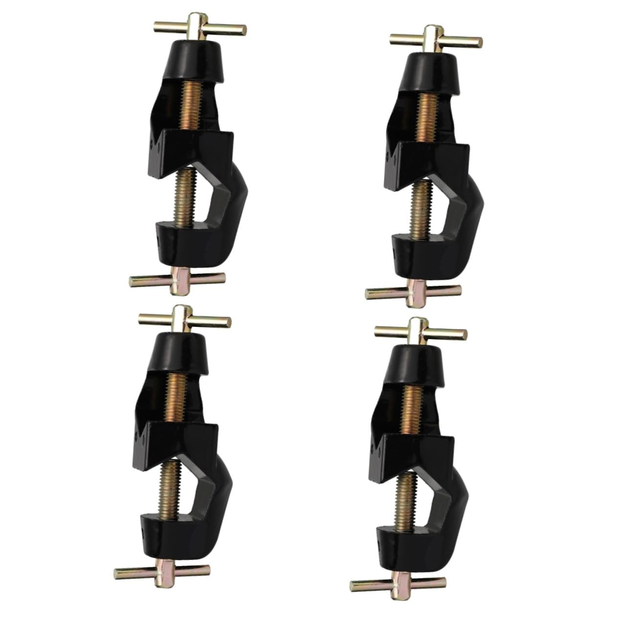 Cabilock 4 Sätze Deutscher Kreuzclip Laborstativ-clip Laborklemme C-clamps Inhaber Einstellbar Klemmbausteine Becherklemme Becherhalterklemme Klemmhalter Zinklegierung Schwarz 2 Stücke * 4