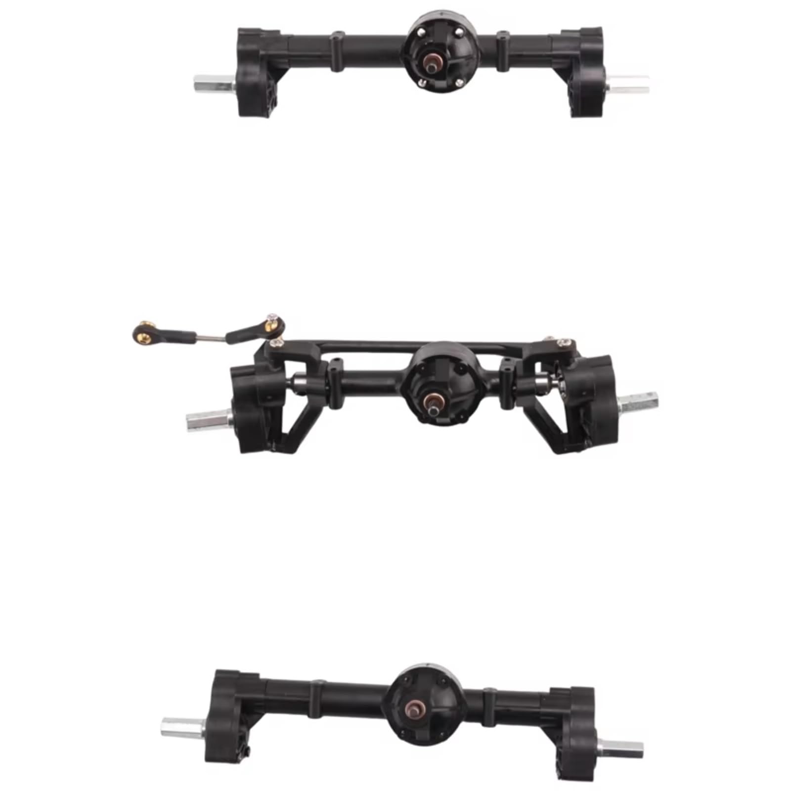 Compatibile Con WPL B16 B36 6X6 6WD 1/16 RC Car Upgrade Parts Accessori Di Ricambio Set Assali A Portale Anteriori, Centrali E Posteriori Da 3 Pezzi Accessori