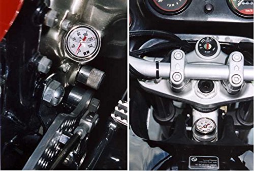 RR Öltemperatur-Anzeige Für Motorrad – Direkt In Öleinfüllschraube, Messbereich 20–140°C, Für Kawasaki Z 1000 U.a.