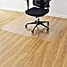 COSTWAY Tappetino Protezione Pavimento, Tappeto per Sedia da Ufficio in PVC Ecologico, Trasparente, 120 x 120 cm