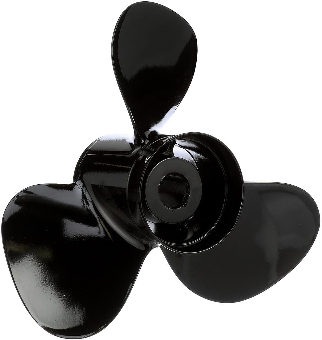 Quicksilver Black Diamond 3-Blade Aluminum Propeller for Mercury and MerCruiser Engines