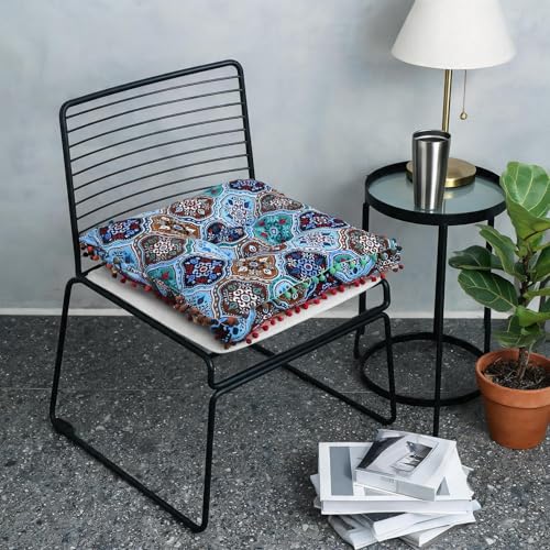 Coussins d'assise de cuisine 40x40 antidérapants pour chaise de salle à manger - 3