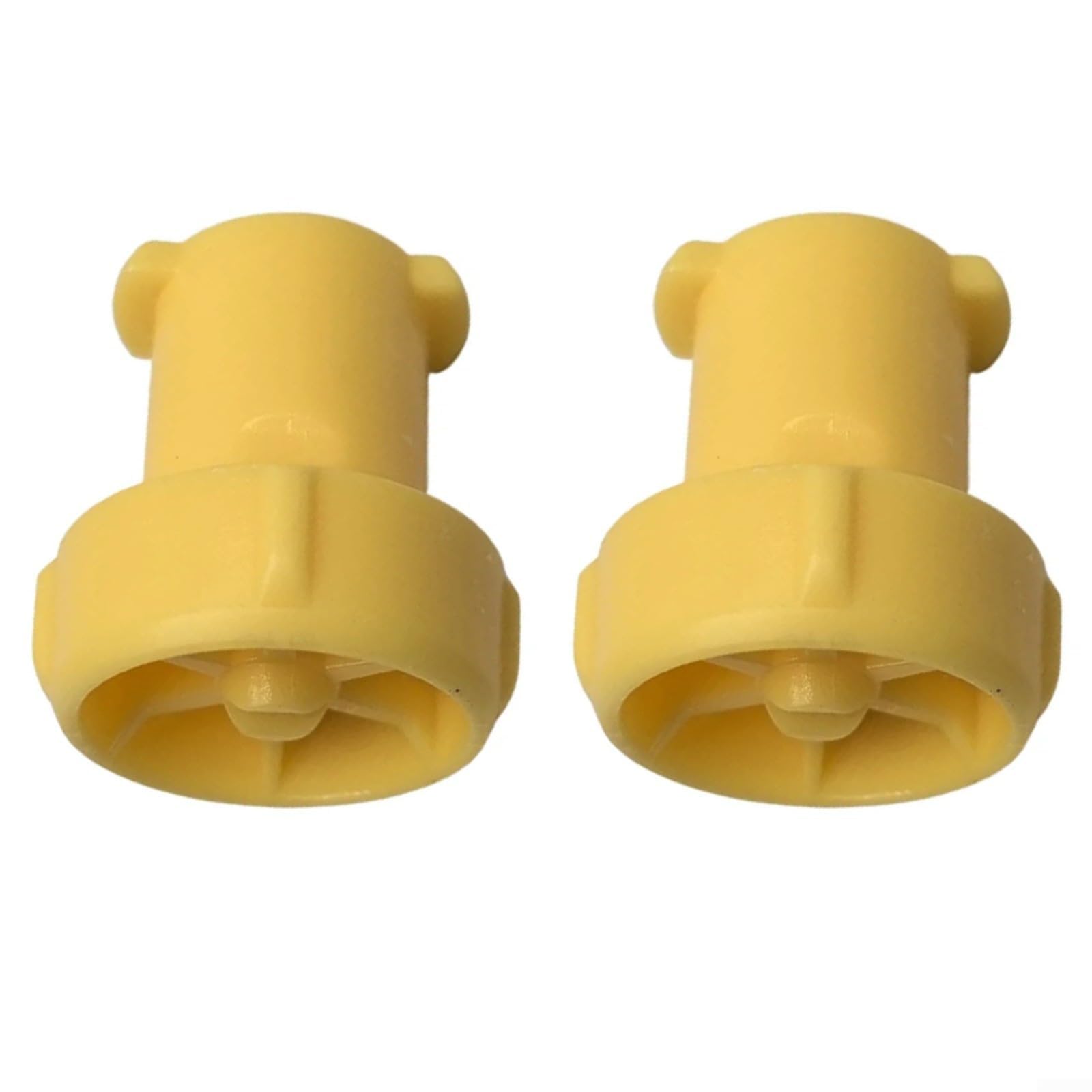 Gettimore Nozzle OC3 Car for Washer, Watering Spray Head Compatible with Part 2.644-125.0, Plastic Attachment for Auto for Bicycle Outdoor Use, Yellow, 2 Pieces