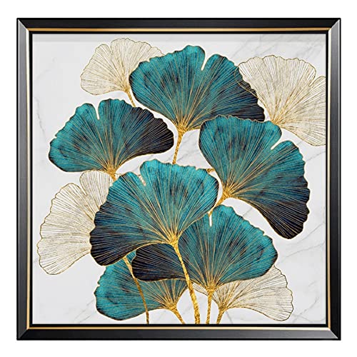 Funchey Cross Stitch Kits Stamped Full Range Of Patterns Embroidery Starter Kits For Adult Beginners And Kids Diy Easy Printed Cross-Stitch Kits For Home Decor-Ginkgo Leaf 17.7X17.7 Inch #TOP12