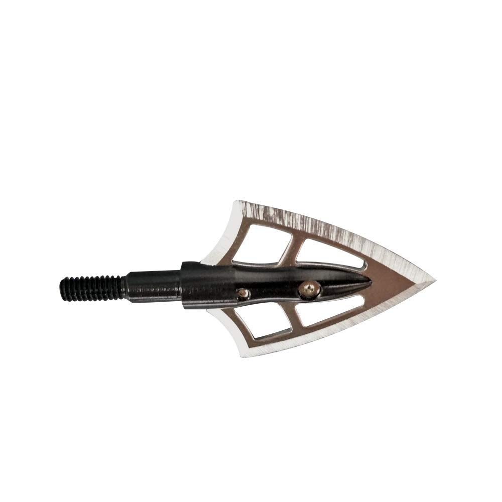 6/12x Tiro con L'Arco Broadheads Punte da Caccia 100 Grain Punte di Freccia Punte da Caccia Freccia da Caccia per Arco Composto Arco ricurvo
