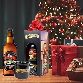 Buy the Spiced Apple Cider Gift Set – Premium Kopparberg Apple Spice Cider 500ml with Ceramic Mug, Mini Liqueurs, Tablets & Sharing Chocolate Hamper Perfect for Women – Topline