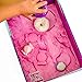 SLIMYSAND Sweet Treats, 2 Pounds of SlimySand in 5 Colors (Pink Glitter, White Glitter, and Pink, Blue and Purple), 6 3D Molds & Reusable Box For Play. Super Stretchy & Moldable Cloud Slime!