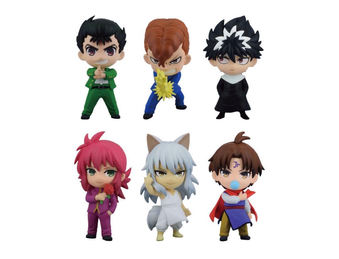 ￼幽遊白書1 ミニフィギアコレクション　キーチェーン全6種 幽遊白書 ミニフィギュアコレクション Vol.1 コンプリートセット