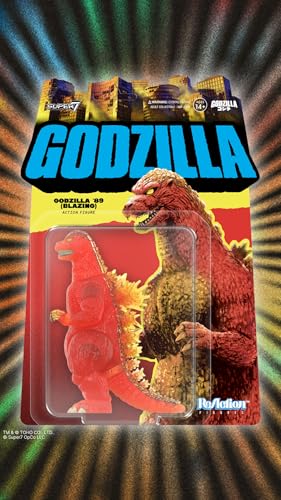 Super7 Reaction Figure Toho Godzilla 1989 (Blazing) - 3.75" Toho Godzilla Action Figure - Classic Monster Movie Collectibles and Retro Toys - image 2
