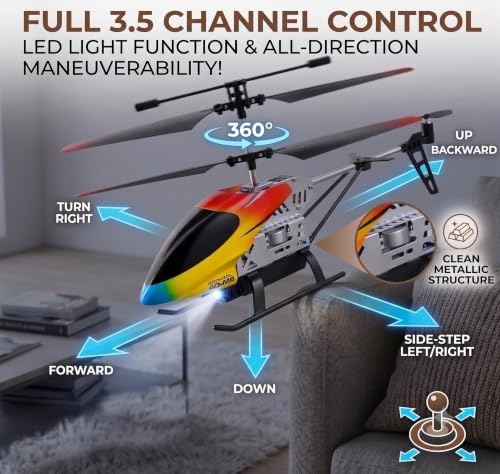 Jack Royal RC Helicopter for Kids Multicolor - Image 4