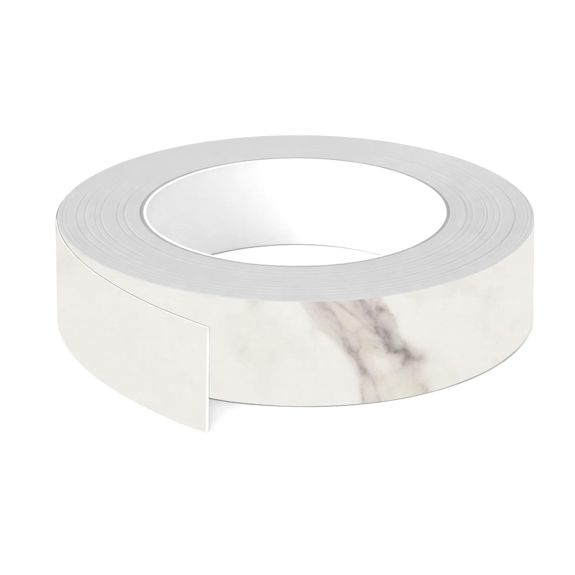 cyclingcolors 1 x Edge Tape Made of ABS Without Adhesive 23 mm x 5 m Thickness 0.8 mm Shelf Furniture Panel Worktop Wood Laminate Crystal Marble Matt