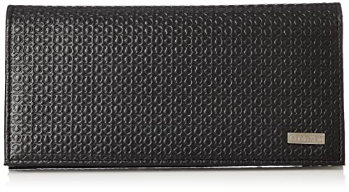 Calvin Klein 31CK19000 Secretary Men's Long Wallet, 31CK190001, Black, black, ???????19×?9.5×?2cm