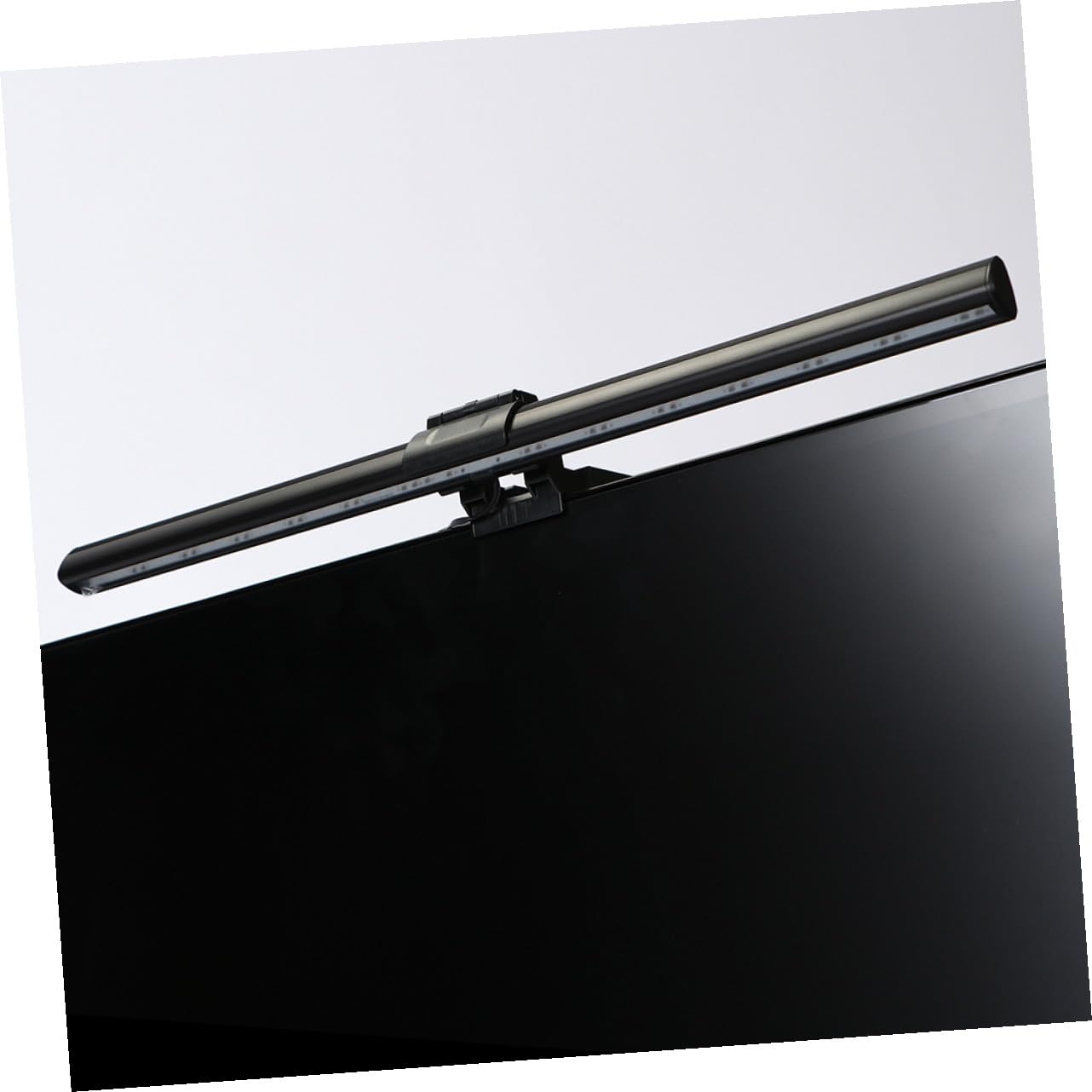 USB Monitorlampe Schwarz aus Abs und Aluminium, Klemmleuchte | Computermonitor Beleuchtung für Büro und Zuhause, E-reading Bildschirmbeleuchtung, Schulbeginn Party