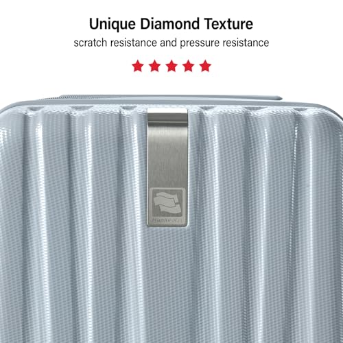 Image of Hanke Hardshell Luggage Sets 2 Piece Extra Large Suitcases with Lock,28 Inch Luggage with Spinner Wheels, Travel Suitcase for Women Men 20 29Inch,Grey