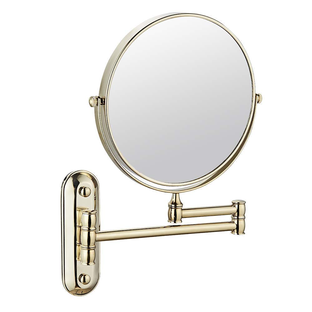 Miroir de rasage double face pour éviter les postures inconfortables