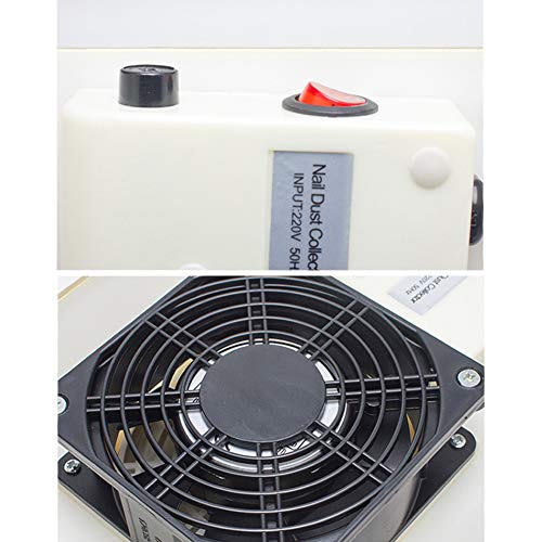 Staubabsaugung füR NäGel Desktop Nail art Cortex Staubsauger Maniküre Trockner Staubsauger Handkissen… – Bild 3