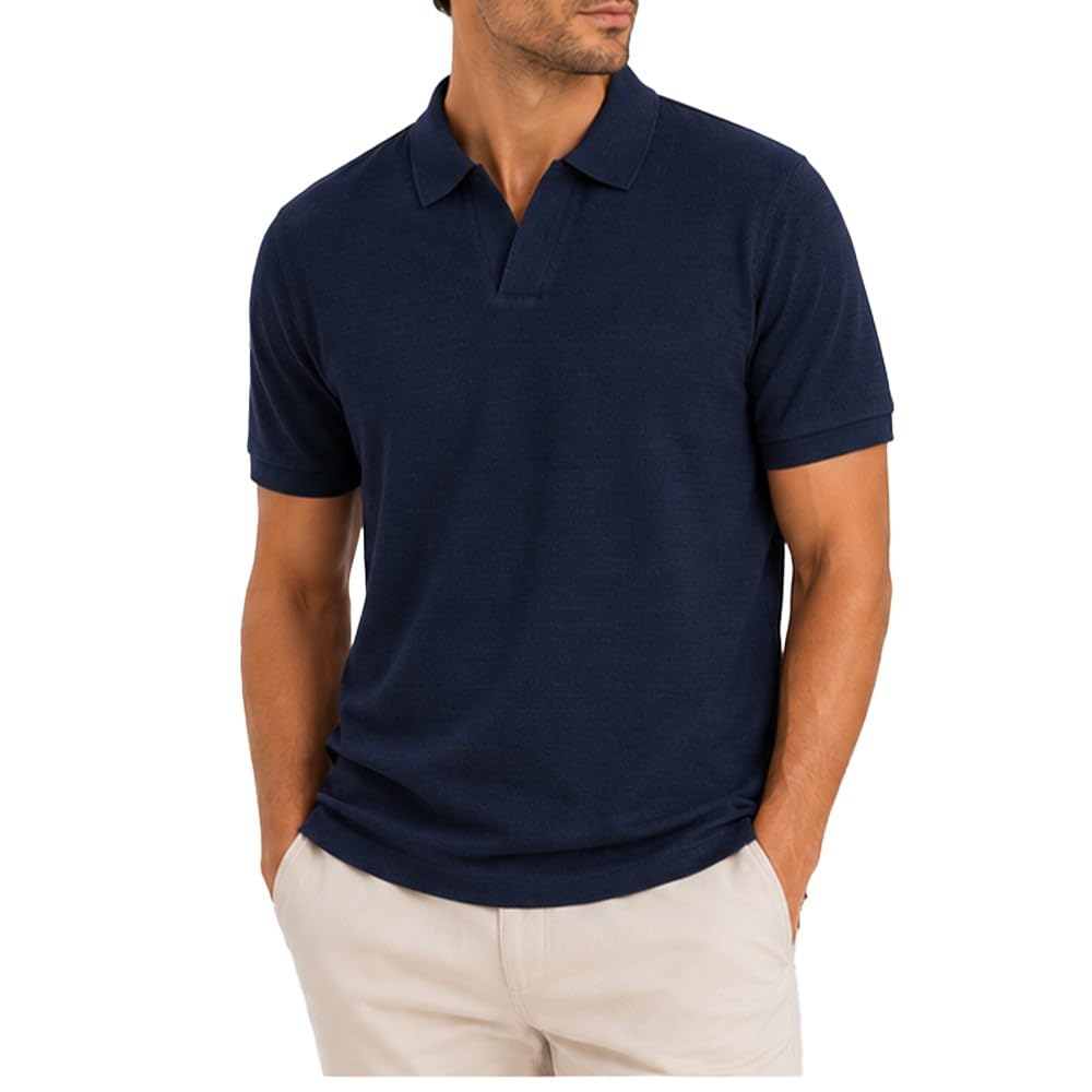bugatti Polo Uomo Manica Corta in Piquet 100% Cotone 15114e-8150