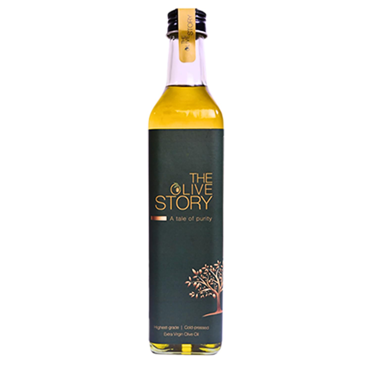 THE OLIVE STORY Extra Virgin Olive Oil | Olive Oil for Cooking | Cold Pressed Olive Oil | 100% Pure Nutrition Olive Oil | Olive Oil for Skin | Jaitun Oil (500ML) (B09GVLNRXR) Amazon Price History, Amazon Price Tracker