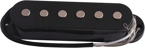 Miniatura 8 de Metallor - Pastillas de bobina única para guitarras Strat Style izquierda y derecha (3 unidades), color negro