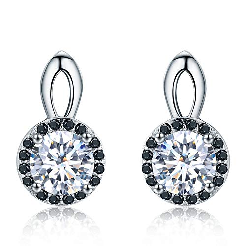 Boucles d'oreilles mignonnes spinelle noire résolvant le manque d'éclat quotidien