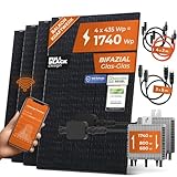 solarthermie komplettanlage mit speicher Enthalten im SOLARWAY 1740 Watt Balkonkraftwerk Komplettset sind:  * 4 x 435Wp JaSolar JAM54D41 Solarmodule im Full Black Design * 2 x Wechselrichter der Marke Deye inkl. Schutzrelais mit einer Ausgangsleistung von 600/800W-1600 Watt * 2 x Kabel Schuko zu Betteri mit einer Länge von 5m * 4 x MC4-Stecker Solarkabelverlängerung * Je nach Ausführung Ohne Halterung / Flachdach Halterung oder Balkon Halterung