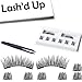 Produktbild Lash'd Up ® Magnetische Wimpern Natürlich [Eyeliner Nicht Notwendig] Echthaar 3D mit Zange (2-Magnete; 7mm Unter Stücke; Originelle, Natürliche Verlängerung)