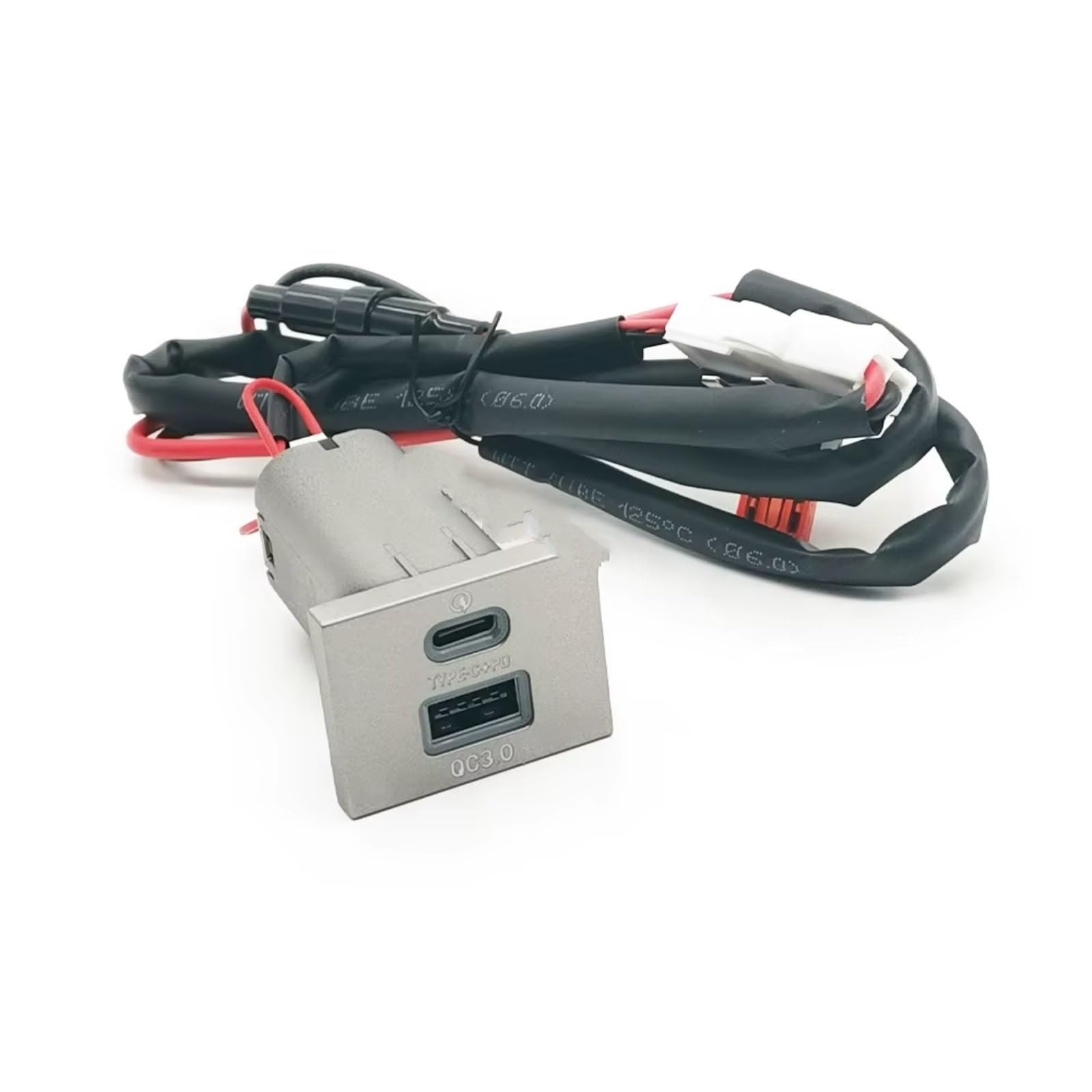Enchufe USB De Consola Compatible Con Ford Para Focus 2 Para Mk2 2009-2011 12V 24V Coche QC3.0 Para Tipo C PD Salida Doble Enchufe Cargador Puerto USB